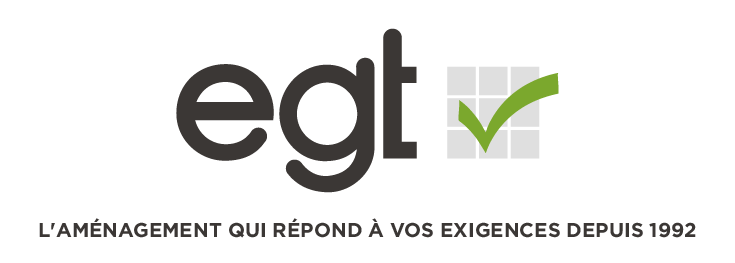 logotype EGT avec slogan