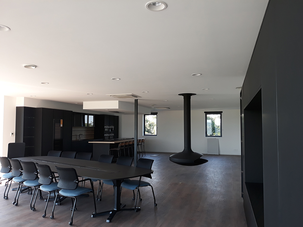 réalisation d'aménagement salle de pause bureau csubtil